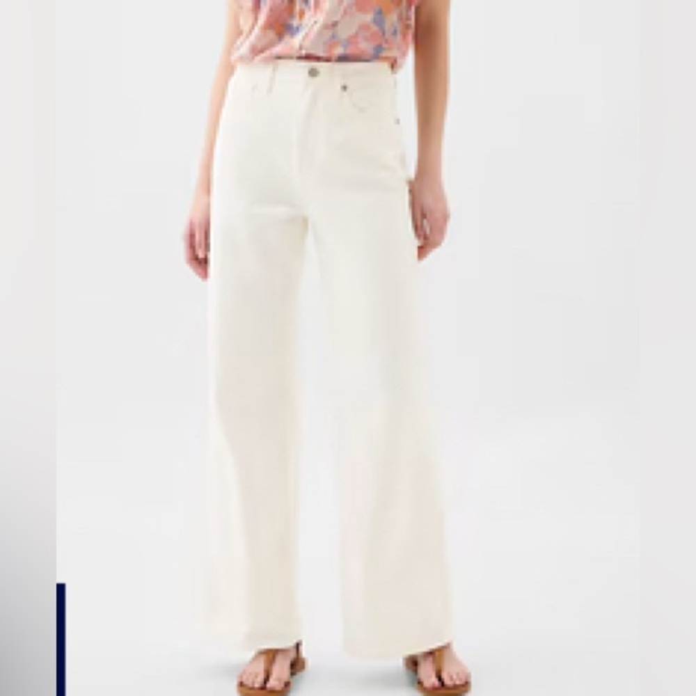 Gap Denim High Rise Wide-Leg Jeans Size 14